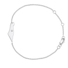 Land Of Israel Diamond Accented Bracelet ©, alternate angle