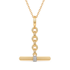 Pave Diamond Toggle Bar Pendant