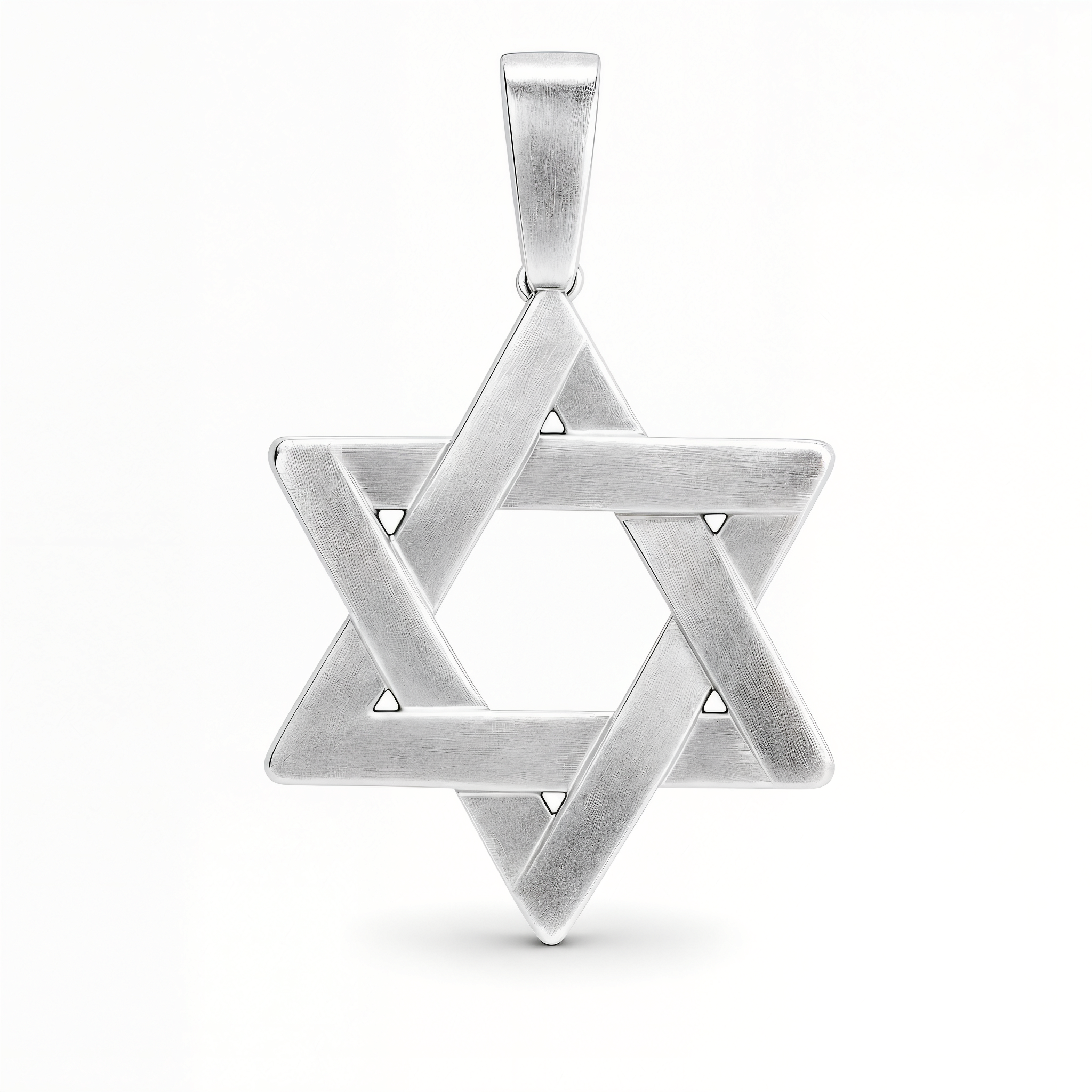 Matte Finish Star of David Pendant