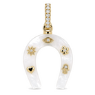 Lucky Charms Horseshoe Gemstone Pendant ©