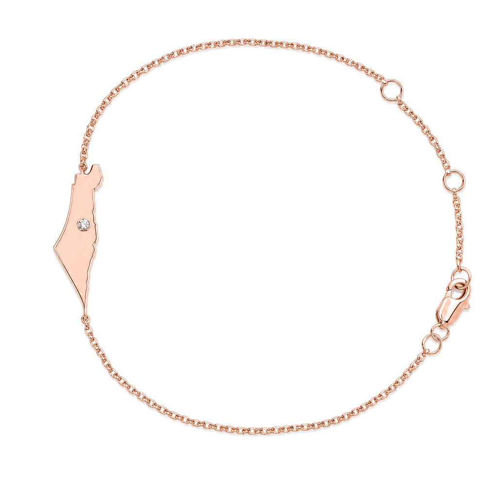 Land Of Israel Diamond Accented Bracelet ©