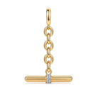 Pave Diamond Toggle Bar Pendant