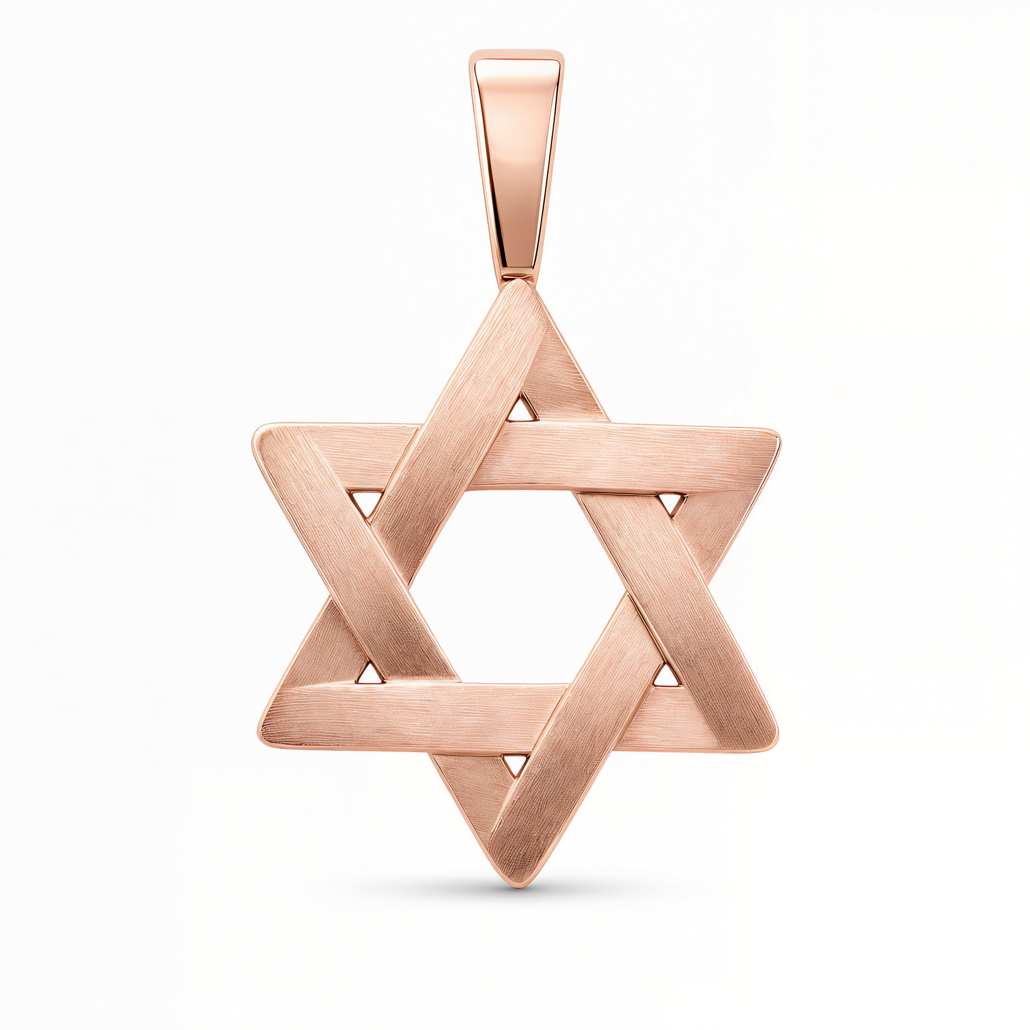 Matte Finish Star of David Pendant