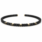 Black Diamond Ceramic Cuff Bangle, diamond, Izakov Fine Jewelry