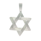 Matte Finish Star of David Pendant © from Izakov Fine Jewelry, crafted in 14K gold with a refined matte finish.