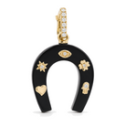 Lucky Charms Horseshoe Gemstone Pendant ©