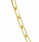 Golden chain link design as Chain Add-On by Izakov Fine Jewelry.