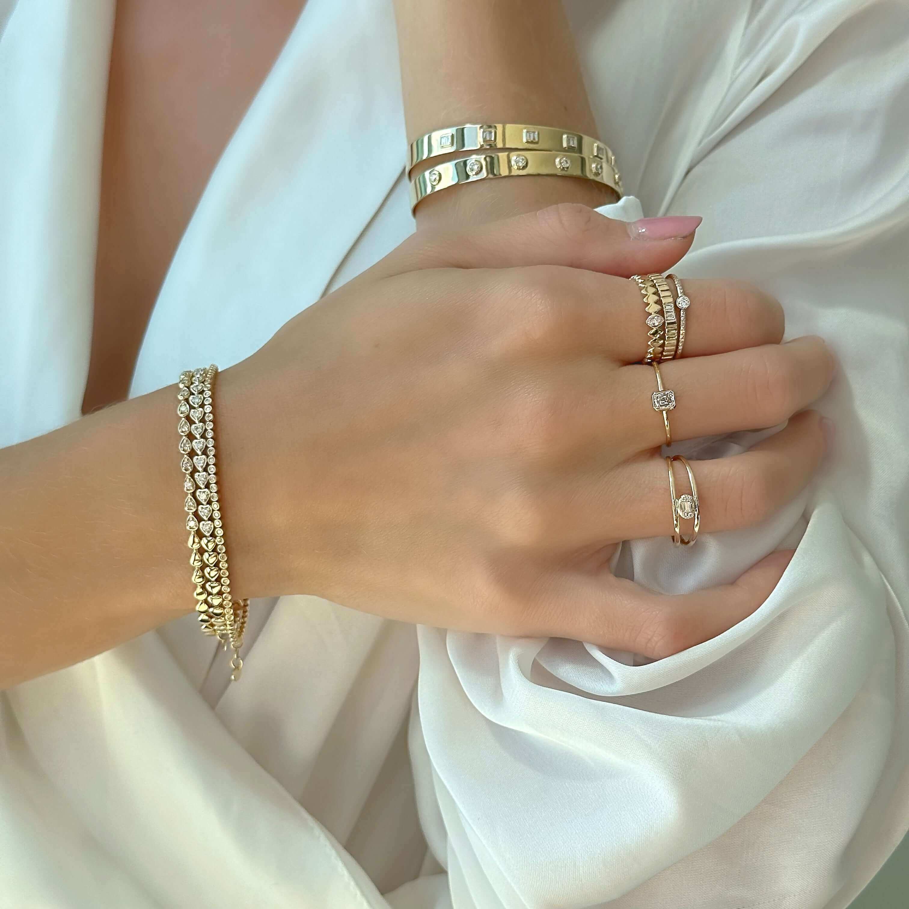 92.5 Sterling Silver Bangle bracelet charms hanging zali handmade work for  girls womens – Jain Silver