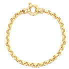 14K Gold Chunky Rolo Chain Bracelet M (4.7mm) / 7" / Yellow Gold Izakov Diamonds + Fine Jewelry