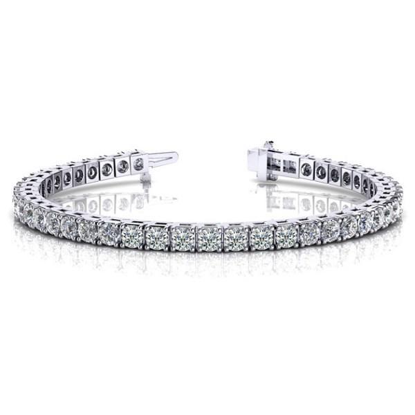 14K Gold Classic Diamond Tennis Bracelet - Bracelets - Izakov Diamonds + Fine Jewelry