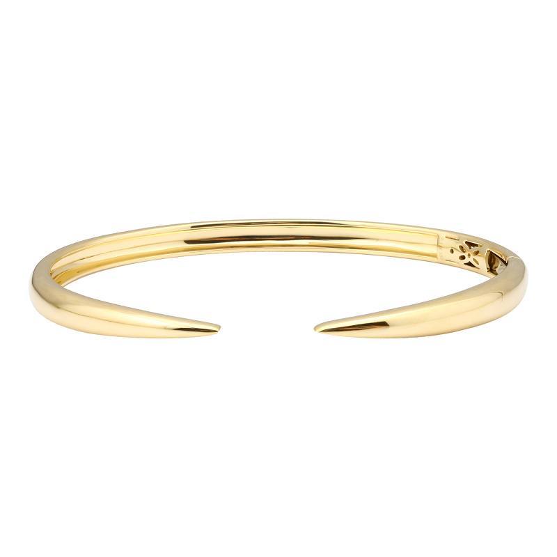 14K Gold Claw Cuff Bangle - Bracelets - Izakov Diamonds + Fine Jewelry