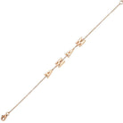 14K Gold Diamond Accented Mama Statement Bracelet Rose Gold Izakov Diamonds + Fine Jewelry