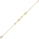 14K Gold Diamond Accented Mama Statement Bracelet Yellow Gold Izakov Diamonds + Fine Jewelry
