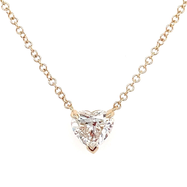 14k gold floating heart shaped diamond necklace 0 50 yellow gold necklaces izakov diamonds fine jewelry miami fl 0 grande