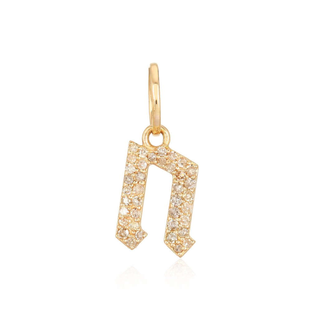 Diamond Gothic Initial Charm – 770 Fine Jewelry