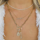 14K Gold Happy Baby Buddha Diamond Halo Necklace Charm - Charms & Pendants - Izakov Diamonds + Fine Jewelry