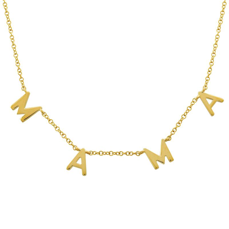 14K Gold Mama Station Statement Necklace Izakov Diamonds + Fine Jewelry