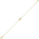 14K Gold Micro Pave Diamond Butterfly Bracelet Yellow Gold Izakov Diamonds + Fine Jewelry