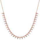 14K Gold Mini Tribal Baguette Drop Diamond Necklace Necklaces by Izakov Diamonds + Fine Jewelry | Izakov
