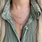 14K Gold Mirror Valentino Chain Necklace - Necklaces - Izakov Diamonds + Fine Jewelry