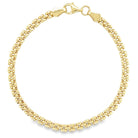 14K Gold Panther Link Bracelet - Bracelets - Izakov Diamonds + Fine Jewelry
