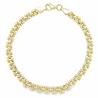 14K Gold Panther Link Bracelet 4.5mm / Yellow Gold Izakov Diamonds + Fine Jewelry