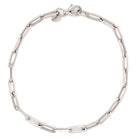14K Gold Paper Clip Link Chain Bracelet - Bracelets - Izakov Diamonds + Fine Jewelry