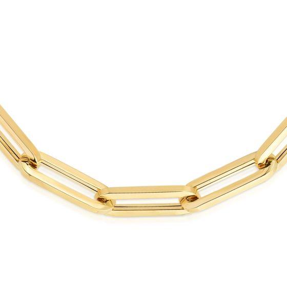 Buy 14K Yellow Gold Beaded Chain Necklace Hexagon for Men Women Italy -  Width 2mm Length 20