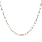 14K Gold Paper Clip Link Chain Necklace - Necklaces - Izakov Diamonds + Fine Jewelry