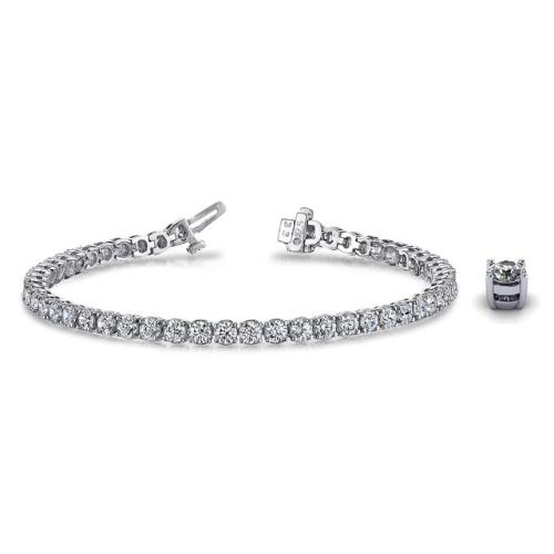 14K Gold Timeless Diamond Tennis Bracelet Izakov Diamonds + Fine Jewelry