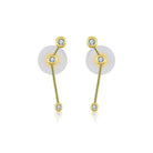 18K Gold Aries Constellation Diamond Earrings Izakov Diamonds + Fine Jewelry