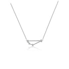 18K Gold Capricorn Constellation Diamond Necklace White Gold Izakov Diamonds + Fine Jewelry