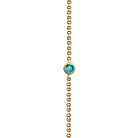 18K Gold December Birthstone Topaz Bezel Bracelet Izakov Diamonds + Fine Jewelry
