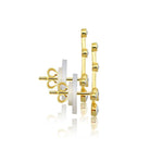 18K Gold Gemini Constellation Diamond Earrings Izakov Diamonds + Fine Jewelry