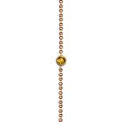 18K Gold November Birthstone Citrine Bezel Bracelet Izakov Diamonds + Fine Jewelry