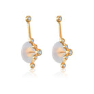 18K Gold Pisces Constellation Diamond Earrings - Earrings - Izakov Diamonds + Fine Jewelry