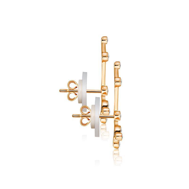 18K Gold Scorpio Constellation Diamond Earrings - Earrings - Izakov Diamonds + Fine Jewelry