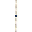 18K Gold September Birthstone Sapphire Bezel Bracelet - Bracelets - Izakov Diamonds + Fine Jewelry