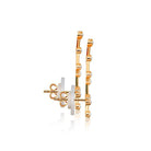 18K Gold Virgo Constellation Diamond Earrings Izakov Diamonds + Fine Jewelry