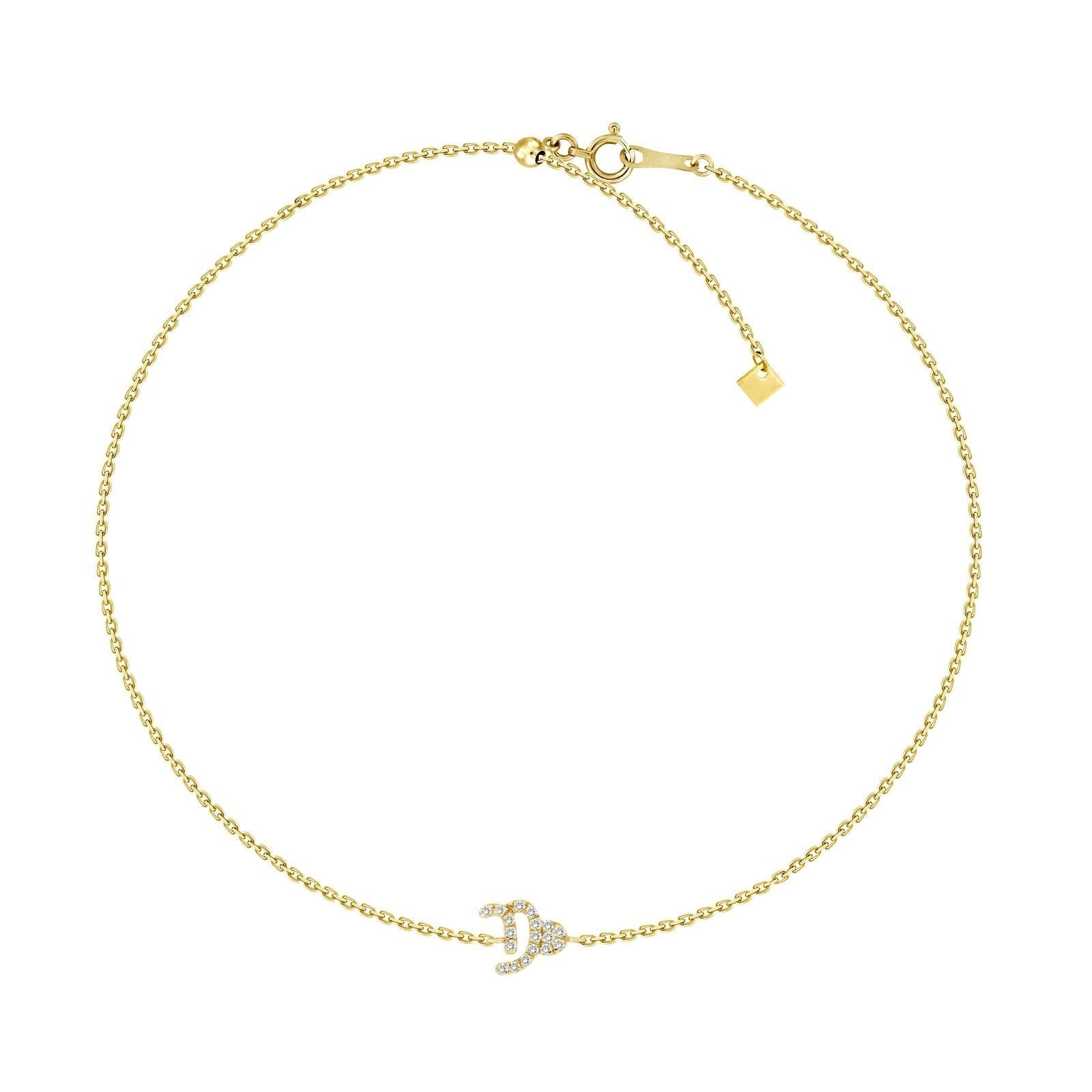 18K Gold Zodiac Sign Diamond Bracelet Capricorn / White Gold Izakov Diamonds + Fine Jewelry