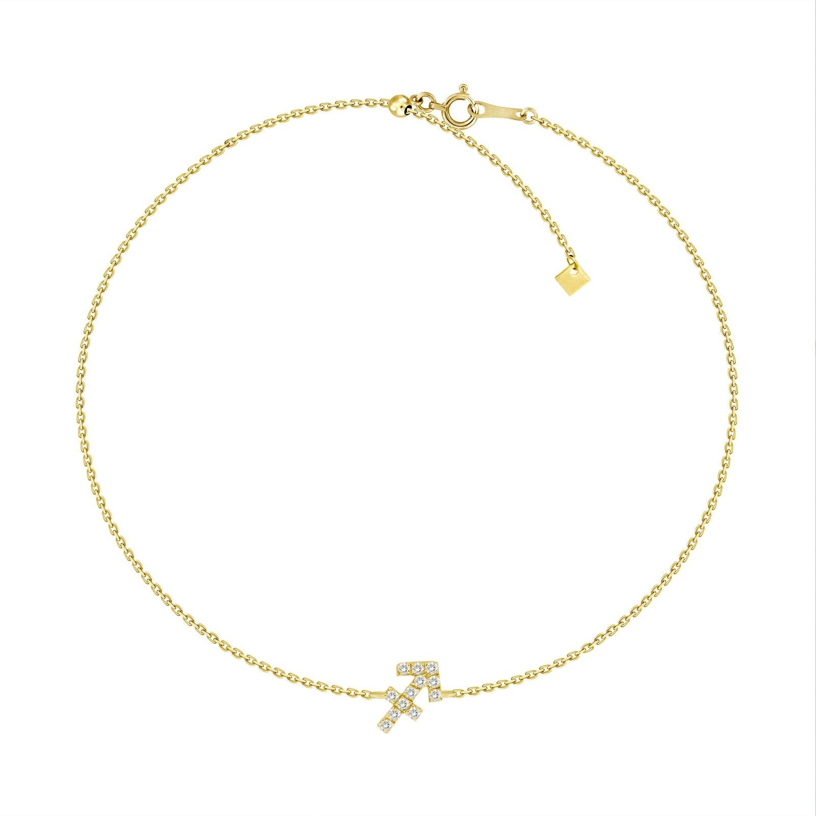 18K Gold Zodiac Sign Diamond Bracelet - Bracelets - Izakov Diamonds + Fine Jewelry